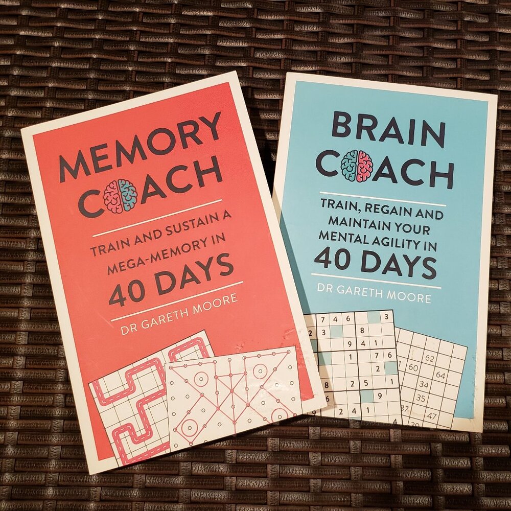 NWT Brain Coach and Memory Coach book set